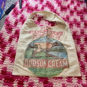 Vintage, homemade toddler's bib